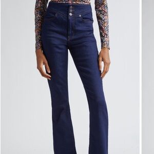 Veronica Beard Beverly skinny flare high rise jeans NWT size 28